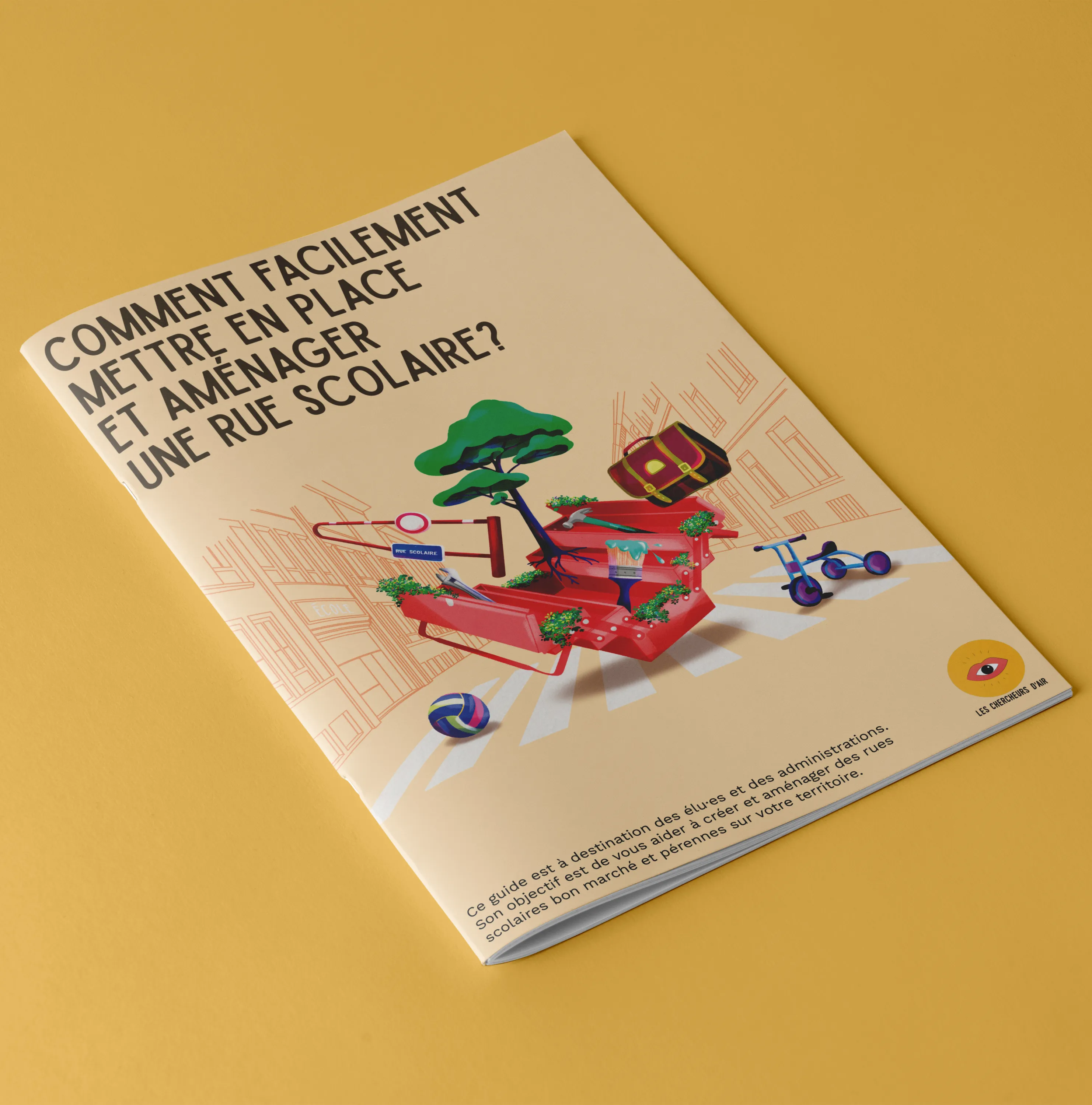 Cover page de a brochure faire pour les chercheurs d'air