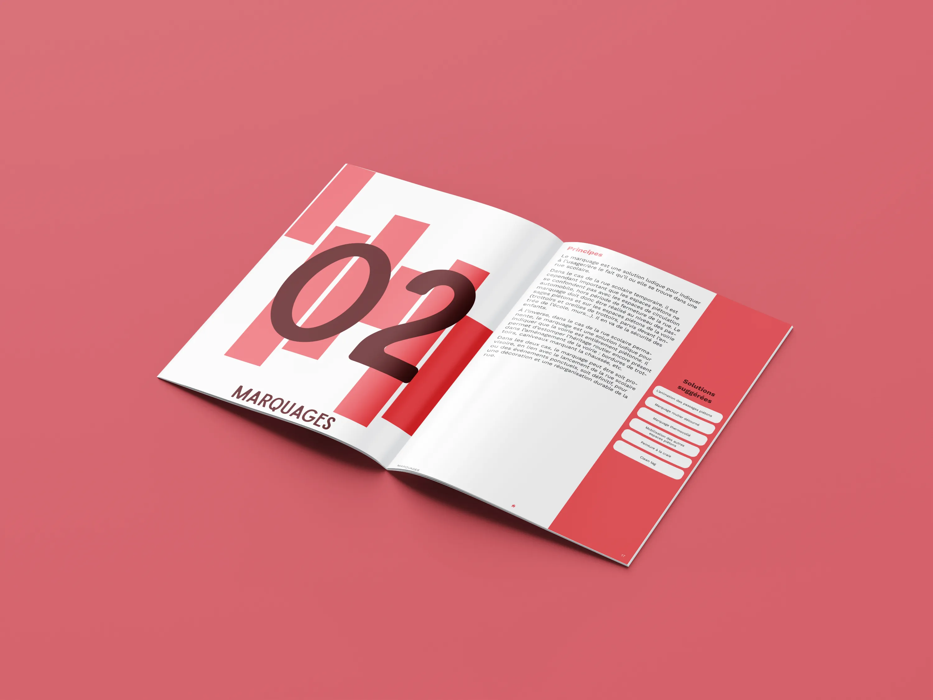 Inner page de la brochure faite pour les chercheurs d'air