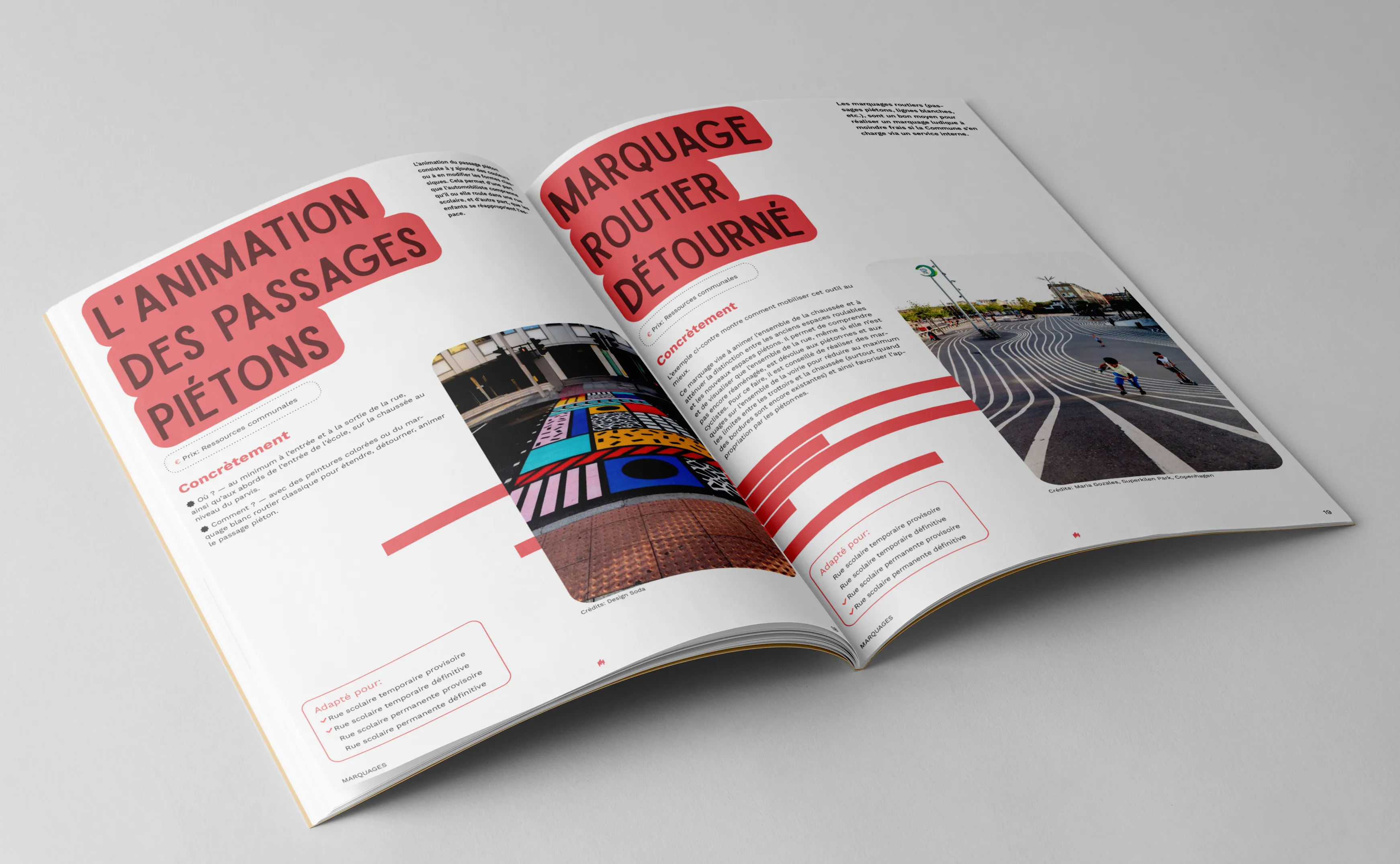 Inner page de la brochure faite pour les chercheurs d'air