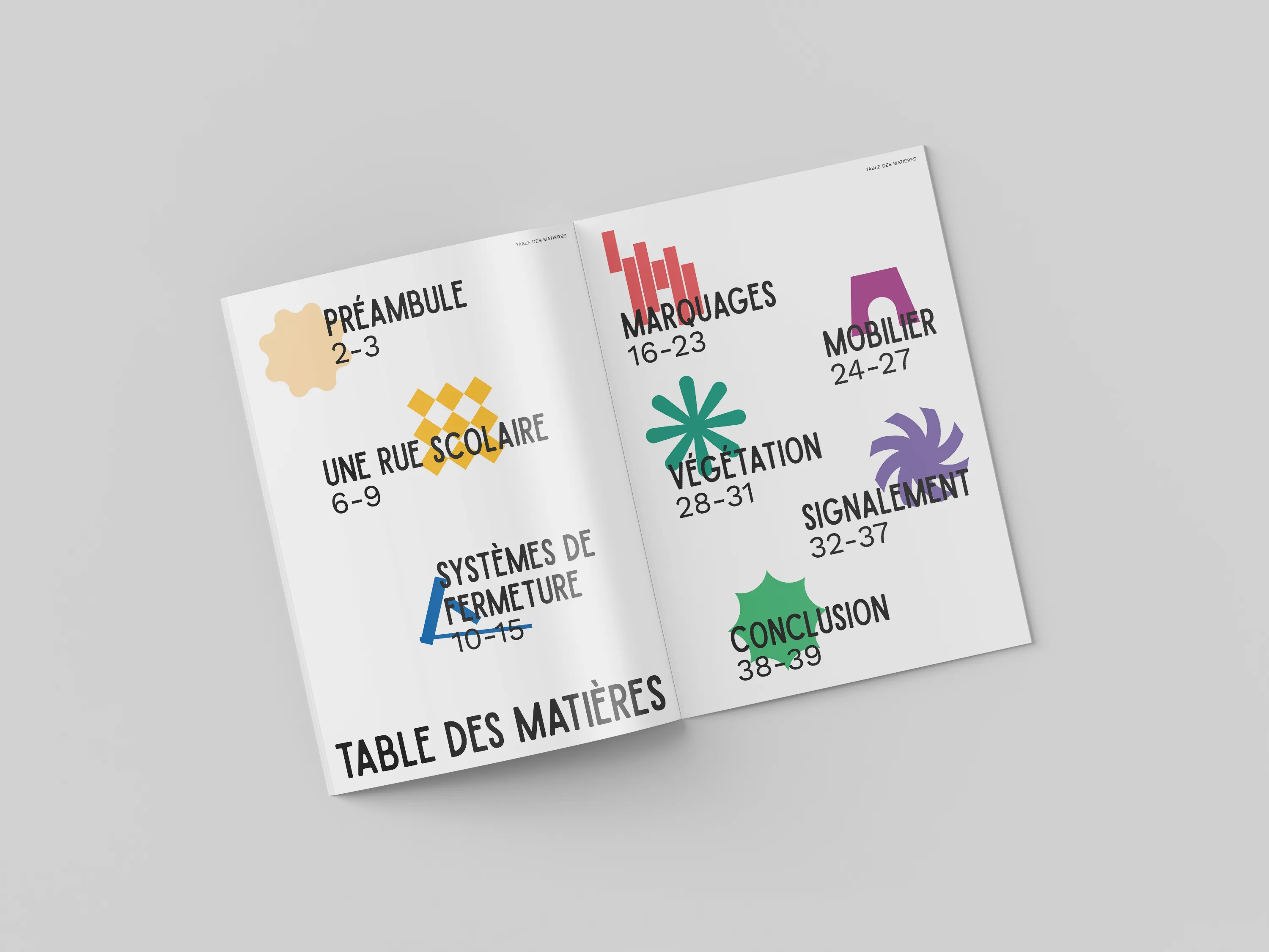 Inner page de la brochure faite pour les chercheurs d'air